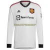 Original Fußballtrikot Manchester United Auswärtstrikot 2022-23 Langarm Für Herren